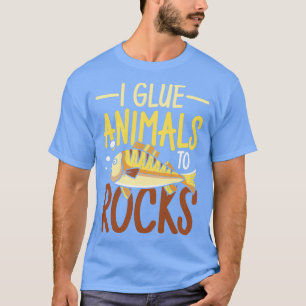 Camiseta Pego animales al rock para un criador de pescado a