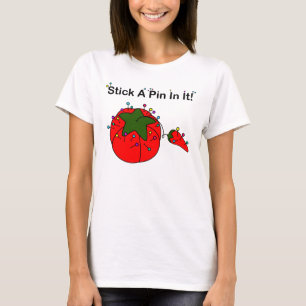 Camiseta ¡Pegue un Pin en él! (Tomate de costura)