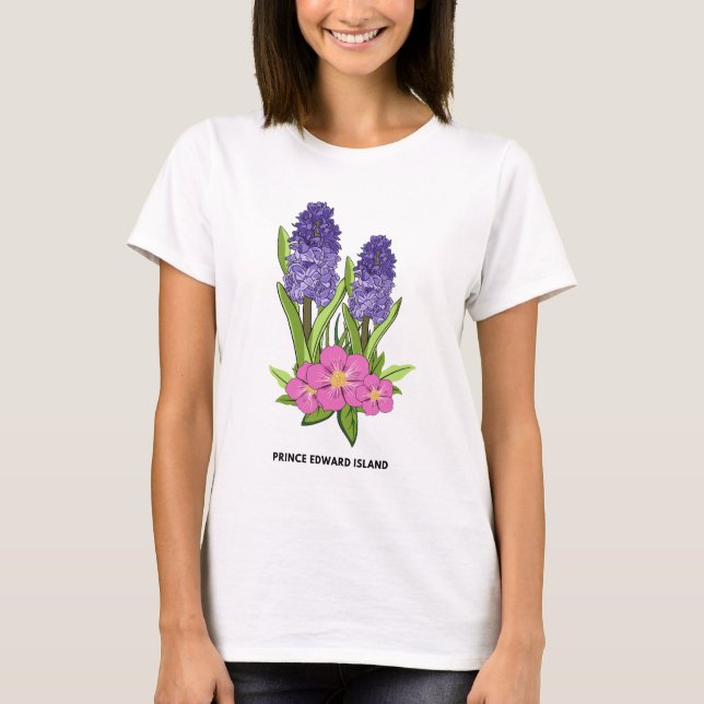 Camiseta PEI de Lupines & Wild Rosas (Anverso)