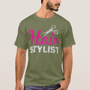 Camiseta peinado estilista peluquero estilizado