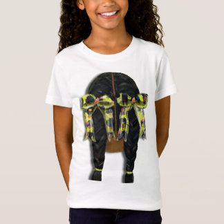 Camiseta Peinado Trenzas Con Cintas