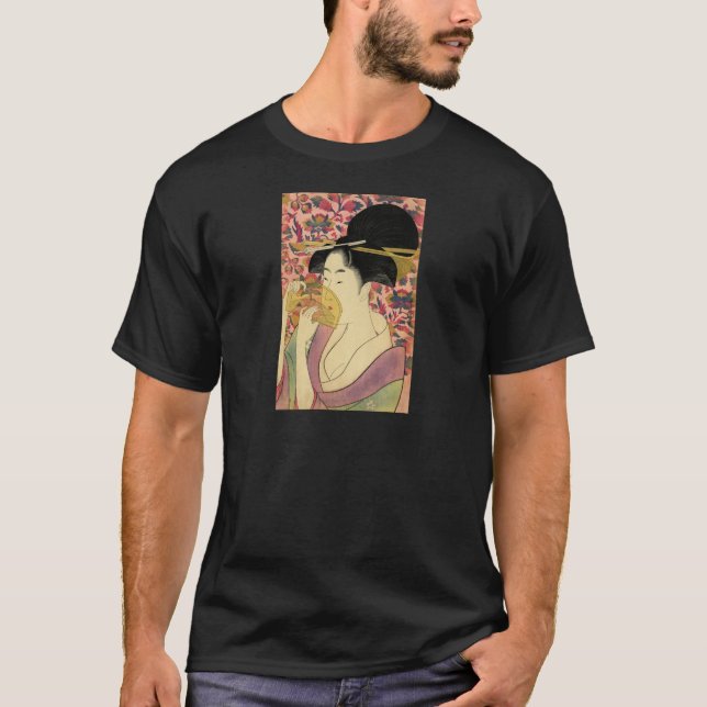 Camiseta Peine de Utamaro Kitagawa Kushi (Anverso)