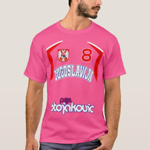 Camiseta Peja Stojakovic Retro Yugoslavia Euro Basketball F