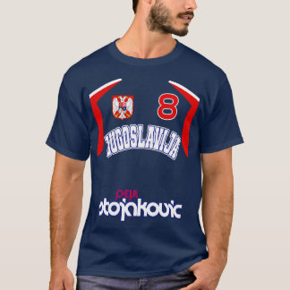 Camiseta Peja Stojakovic Retro Yugoslavia Euro Basketball F