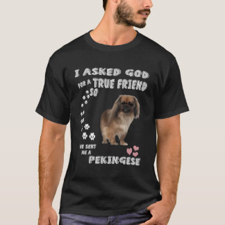 Camiseta Peke Dog Cita A Mamá Papá Pekinés Pekingese