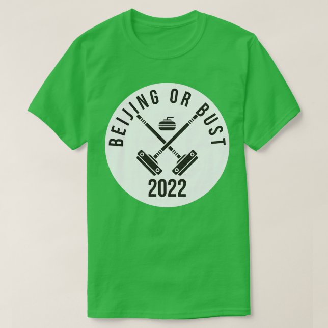 Camiseta Pekín o pegatina curador de busto (Diseño del anverso)