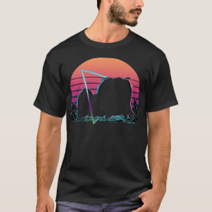 Camiseta Pekingese Retro Premium