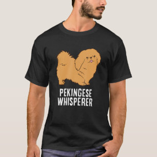 Camiseta Pekingese Whisperer Gracioso Perro Pekingese Regal