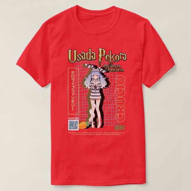 Camiseta Pekora El prisionero de Azkaban v2 (Diseño del anverso)