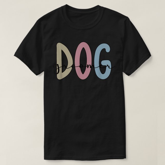 Camiseta Pelamador de Perros Pelamador de Mascotas Aseo de  (Diseño del anverso)