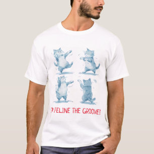 Camiseta Pelar con los gatos bailando de Groove