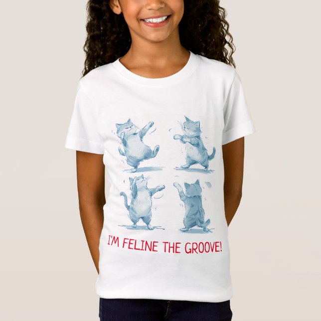 Camiseta Pelar con los gatos bailando de Groove (Anverso)