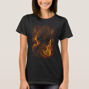 Camiseta Pele Mitología Polinesia Diosa de los Volcanes Haw