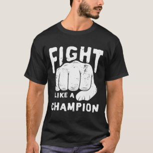 Camiseta Pelea Boxeo Kickboxing Partido Luchador Artes Marc