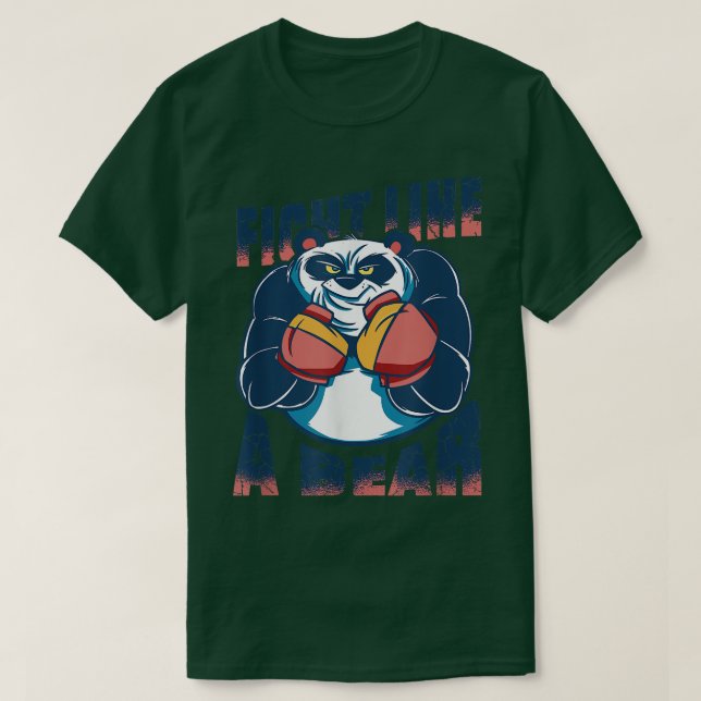 Camiseta Pelea como un oso 181 (Diseño del anverso)