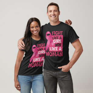 Camiseta Pelea Como Una Chica Ganando Como Una Mujer Con Cá