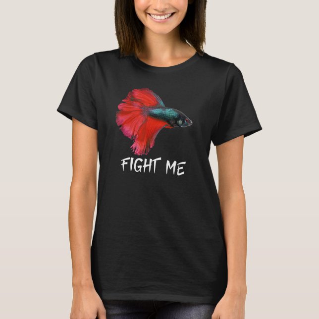 Camiseta Pelea Conmigo Pez Betta (Anverso)