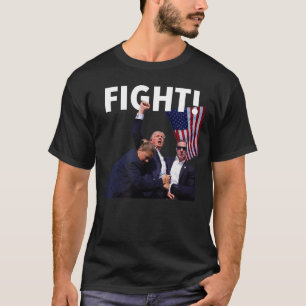Camiseta Pelea contra Trump 2024 sobreviviente en manifesta