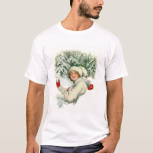 Camiseta Pelea de bola de nieve (por Harrison Fisher)