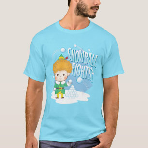 Camiseta ¡Pelea de bolas de nieve de Buddy el Elfo!