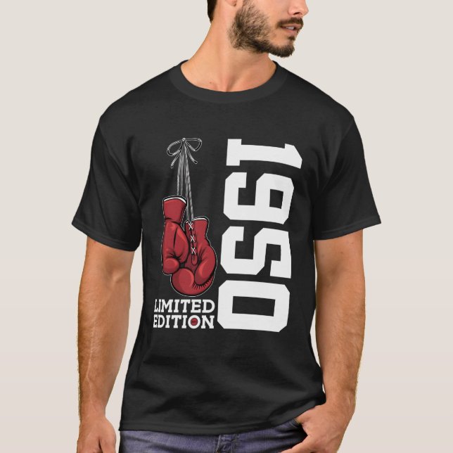 Camiseta Pelea De Boxeo 1950 Cajas 73ª (Anverso)