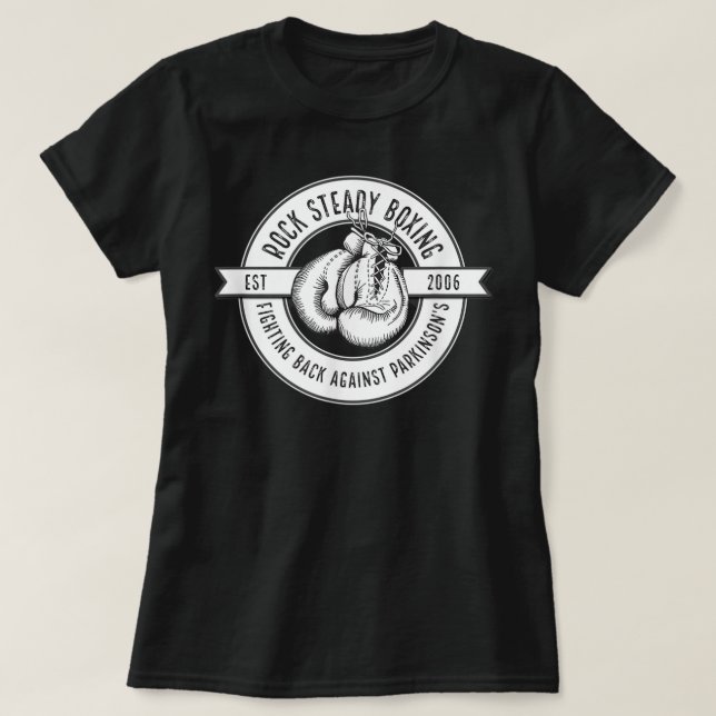 Camiseta Pelea de boxeo en marcha contra el Parkinson de 10 (Diseño del anverso)