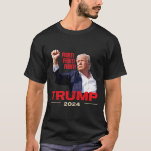 Camiseta Pelea de lucha de 2024 contra la marcha de Trump d