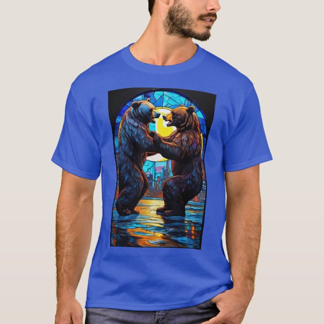 Camiseta Pelea de oso 1 (Anverso)