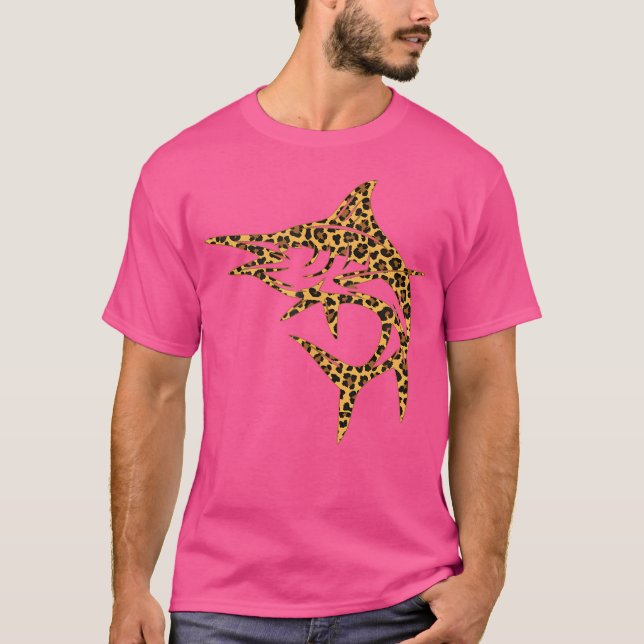Camiseta Pelea de peces de espada leopardo (Anverso)