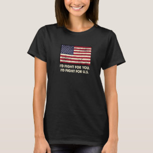 Camiseta Pelea por el Patriotismo Estadounidense Patriótico