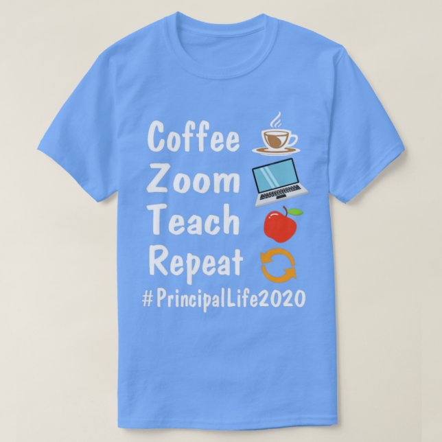 Camiseta Pelea por la repetición del tono del zoom del café (Diseño del anverso)