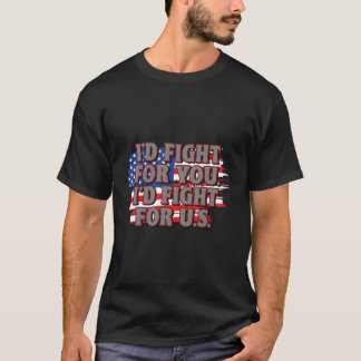 Camiseta Pelea Por Patriotismo Estadounidense Patriótico Es