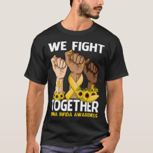 Camiseta Peleamos juntos por el girasol SPINA BIFIDA