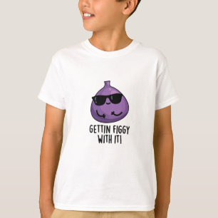 Camiseta Peleando Con La Fruit Funny Fig Pun