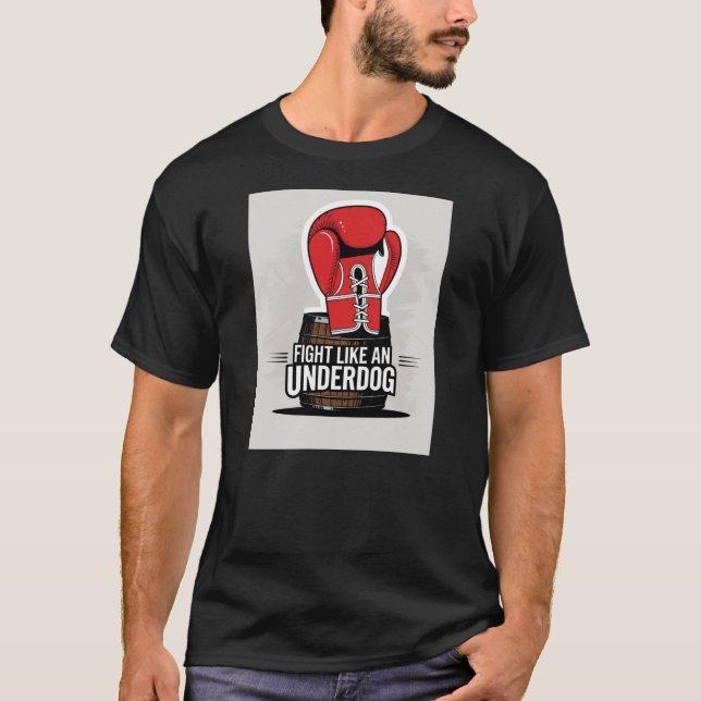 Camiseta Pelear como un perdedor (Anverso)