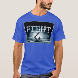 Camiseta Pelear en blanco