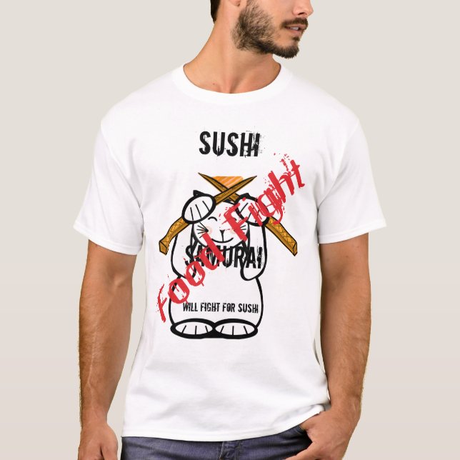 Camiseta Peleará Por El Sushi (Anverso)