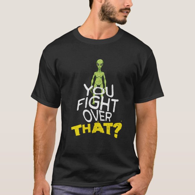 Camiseta ¿Peleas Por Eso? El mensaje antibélico de Alien (Anverso)