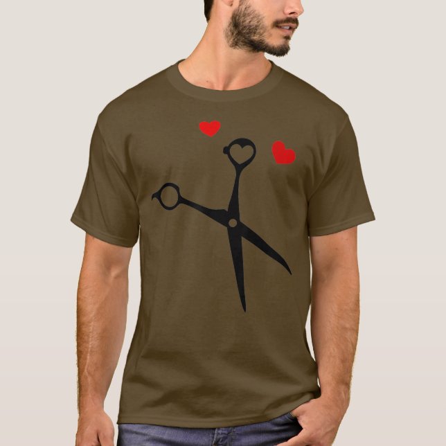 Camiseta Peletería de peluquería y peluquería (Anverso)