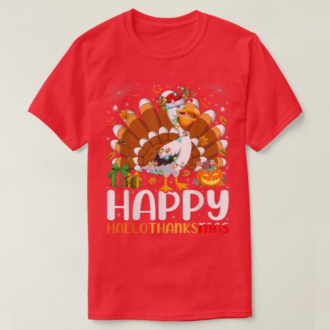 Camiseta Pelican Bird Lover Halloween Navidades Happy Hallo (Diseño del anverso)