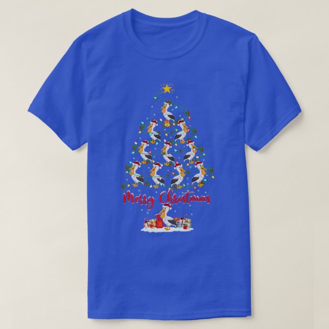 Camiseta Pelican Bird Lover Matching Santa Pelican Christma (Diseño del anverso)