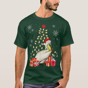 Camiseta Pelican Bird Lover Xmas Pelican Christmas Tree