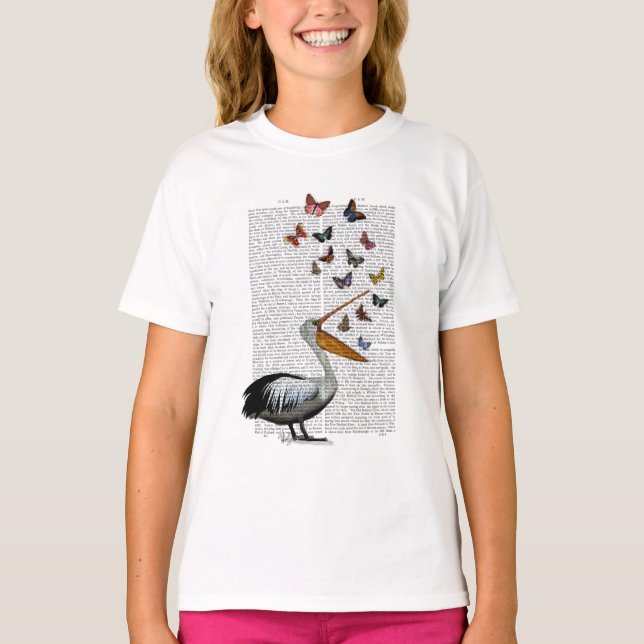 Camiseta Pelican & Butterflies (Anverso)
