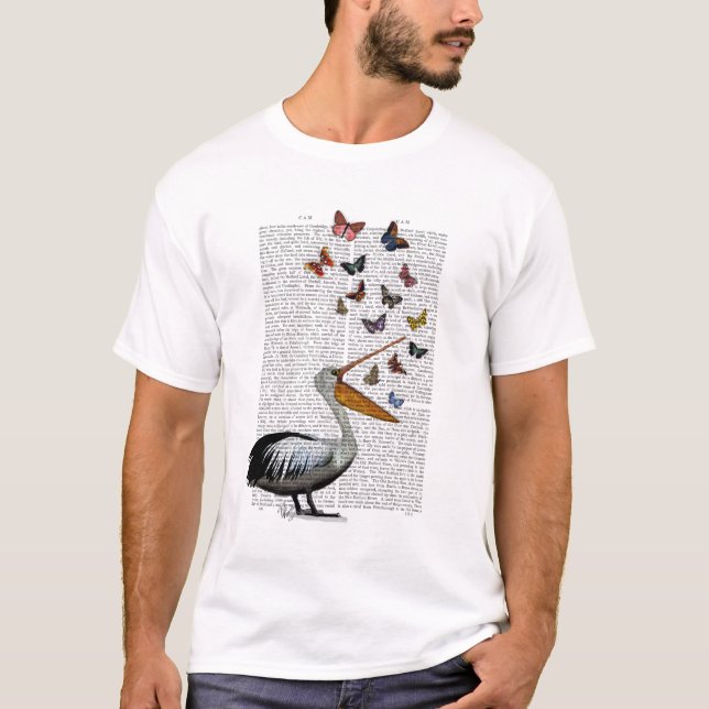Camiseta Pelican & Butterflies (Anverso)