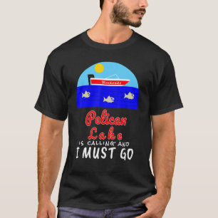 Camiseta Pelican Lake Minnesota Souvenir TShirt