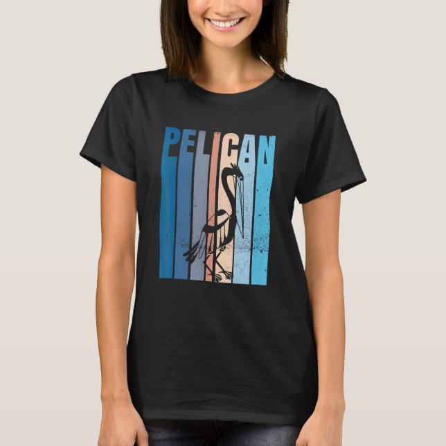 Camiseta Pelican Marrón Para Un Zookeeper Pelicano (Anverso)