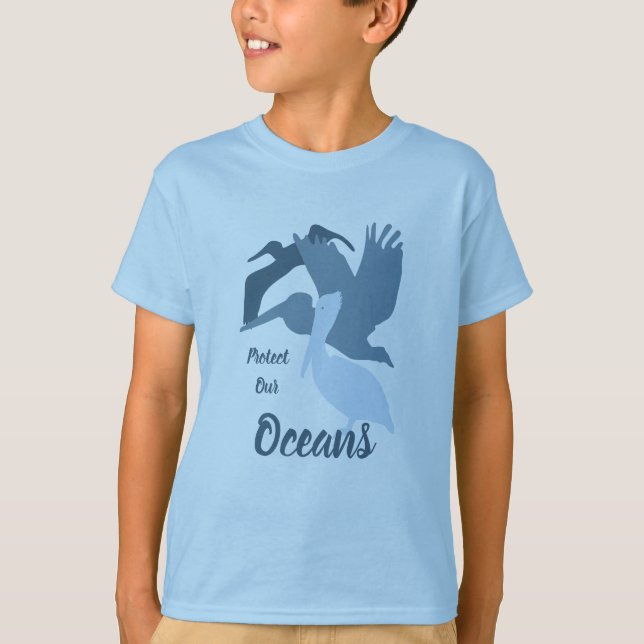 Camiseta Pelican Protect Our Oceans Boy (Anverso)