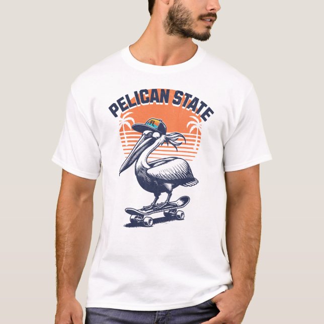 Camiseta Pelican State Vintage Florida  (Anverso)