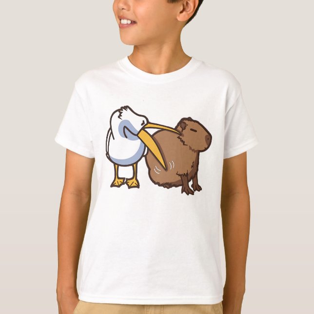 Camiseta Pelican trata de comer un meme divertidísimo en el (Anverso)