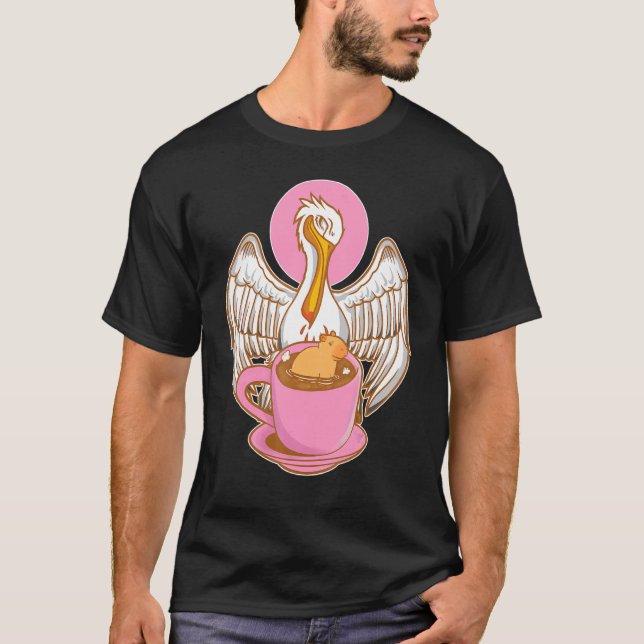 Camiseta Pelican Tries To Eat Capybara (Anverso)